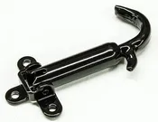 1930 1931 Ford Model A Hood Latch Black Each 30 31 Side Frame mount catch strap