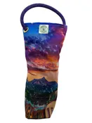 Breckenridge Colorado Sunset Recycled Wine Tote