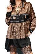 2 Fly Co. Womens A Bit Lucky Top