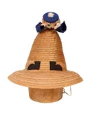 1940s Italian Novelty Straw Hat