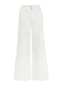 FRAME Le Palazzo Crop Raw Fray