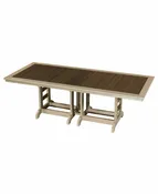 42 in. by 96 in. Rectangle Poly Table