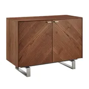 Alvarado 40" Sideboard in Walnut with Steel Legs