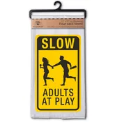 Adults at Play Flour Sack Towel *Blow Out*