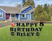 Create Your Own Birthday Yard Display