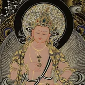Tibetan Vajrasattva Thangka Painting