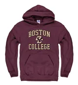Boston College Eagles Men's Pull Over Hoodie Sweatshirt-Maroon