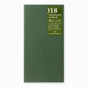 018 TRAVELER'S Notebook Regular - Refill - Weekly Planner Diary Notebook