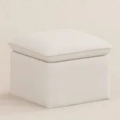 Babyletto Cali Storage Ottoman in Eco-Performance Fabric | Water Repellent & Stain Resistant