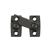 1-1/8" Shutter Bar/Door Latch - Solid Brass