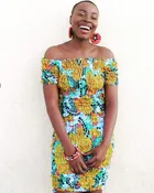 Ibidun African Print smoke Dress