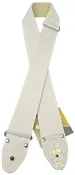 Ace Strap DN-ACE14 Ace Embossed White Guitar Strap