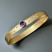 14 Karat Gold Braclet with Sapphire