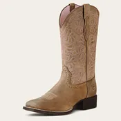 10019906 - Ariat Women's Round Up Remuda Wide Square Toe Western Boot