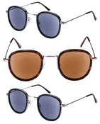 3 Pair of “The Esteemed” Round Frame Unisex Full Lens Reading Sunglasses
