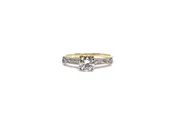 Diamond Gold Engagement Ring