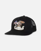 America Eagle Trucker Hat - Black