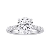 10K White 1.25ct Lab Grown Diamond Engagement Ring