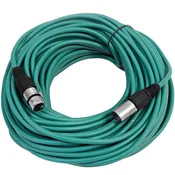 100 Ft XLR Microphone Cable - Green