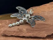 Sterling Silver Dragonfly pendant by Artie Yellowhorse — The Naja