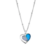 Blue Heart Necklace
