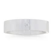 18k Diamond Band 6mm