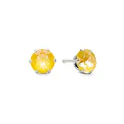 All Sun & Games Ultra Mini Bling Sterling Silver Stud Earrings