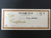 $5.00 Trax On Wax Gift Certificate — Trax on Wax