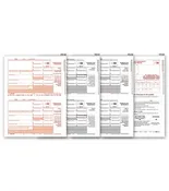 ABC 1099-DIV Tax Forms Set, 4-Part Filing Pack, 50 Sets, Includes Copies A, B, C &amp;amp; 1096 Transmittals