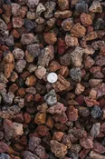 3/4" Red Lava