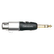 D'Addario 1/4 Inch Male Balanced to XLR Female Adaptor - PW-P047AA