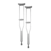 CRUTCHES ALUMINUM 4'6"-5'2" Youth 300 LBS