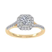 10K 0.50CT Lab Grown Promise Ring 70862