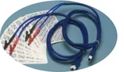 Bodystat Replacement Cables -DISCONTINUED -for all PUSH BUTTON Models  (Square Socket) Models (#17085-4)