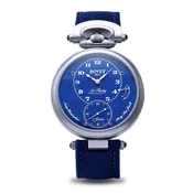 19Thirty Sandblasted Titanium with Blued Meteorite Dial