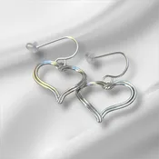 Devotion Heart Earrings