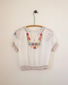 Floral Embroidered Blouse