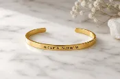 Coordinates Cuff Bracelet