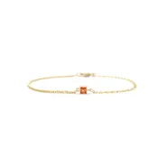 .16ct Orange Sapphire Cherish Bracelet