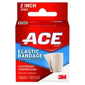 3M 207602 Ace Single Hook and Loop Closure Elastic Bandage, 2 Inch x 4-2/10 Foot