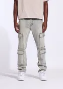Ace Straight Cargo Denim (Light Blue)