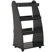 4-Tier Kids Bookshelf Rolling Cart for Storage, Children's Bookcases Organizer 2030