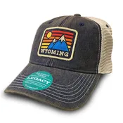 Old Favorite "Alpine Patch" Trucker - Navy — Peden's Inc.