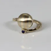 Contemporary Sapphire Ring