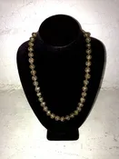 Ancient/Antique Tibetan Brass and Turquoise Beaded Necklace