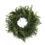 24" Buckler Fern & Grass Wreath