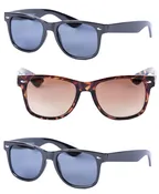 3 Pair of Classic Full Reading Lens Sunglasses Featuring Spring Hinges and UV400 Protection