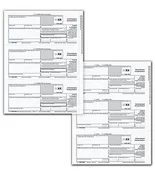 ABC 1099-NEC 3-Up Laser Tax Forms Kit with Electronic Filing