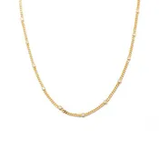 18K Gold Dainty CZ Choker