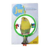 JW Insight Clear Ring Bird Perch for Parakeets, Budgies & Small BirdsBir